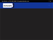 Tablet Screenshot of orofacialtx.com